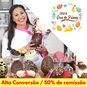 Imagem de capa para o Curso online Cursos de Ovos de Páscoa - Cakepedia