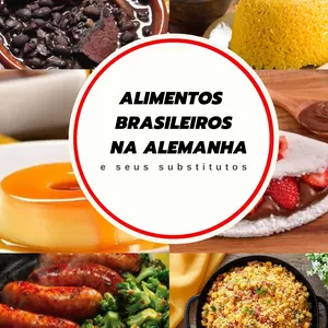 Imagem de capa para o Ebook Alimentos brasileiros na Alemanha e seus substitutos