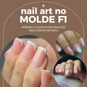 Imagem de capa para o Curso online Curso Molde F1 - Nail Art