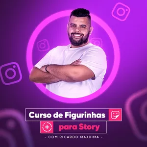 Imagem de capa para o Curso online Curso de Figurinhas para Story do Instagram