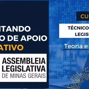 Imagem do curso Gabaritando Técnico de Apoio Legislativo - AL-MG