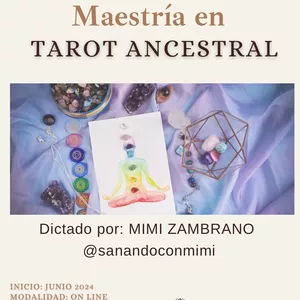 Imagen de portada para Curso online  Maestría en tarot ancestral  