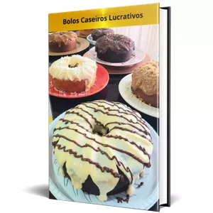 Imagem de capa para o Ebook Bolos Caseiros Lucrativos