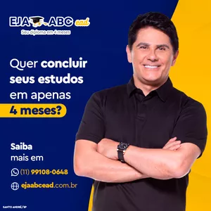 Imagem de capa para o Curso online EJA ABC EAD - Diploma em 4 meses