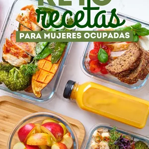 Imagen de portada para Ebook Keto recetas: saludables y rápidas para mujeres ocupadas.