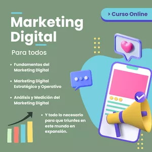 Imagen de portada para Curso online Curso Marketing Digital FULL