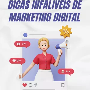 Imagem de capa para o Ebook Dicas Infalíveis de Marketing Digital