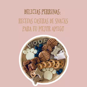 Imagen de portada para Ebook Delicias Perrunas: Recetas Caseras de Snacks para Tu Mejor Amigo