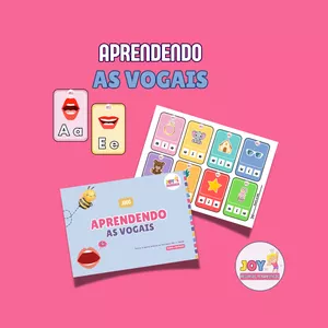 Imagem de capa para o Ebook Aprendendo as vogais