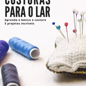 Imagem de capa para o Ebook Costuras para o lar