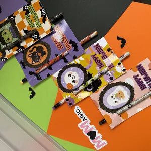 Cover image for Online course Pencil Holders Halloween Kawaii - Plantillas imprimibles y editables en Canva