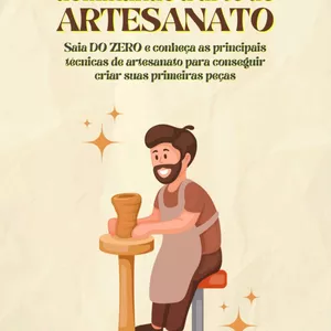Imagem de capa para o Curso online E-book  Dominando A Arte Do Artesanato 