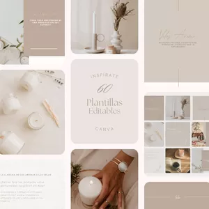 Imagen de portada para Ebook Plantillas Editables en Canva - Velas Artesanales