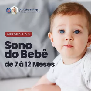 Imagem de capa para o Curso online MÉTODO S.O.S | Sono do Bebê de 7 a 12 Meses