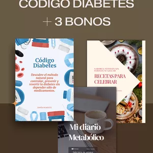 Imagen de portada para Ebook CÓDIGO DIABETES: Descubre el método natural para controlar, prevenir y revertir la diabetes sin depender sólo de medicamentos.