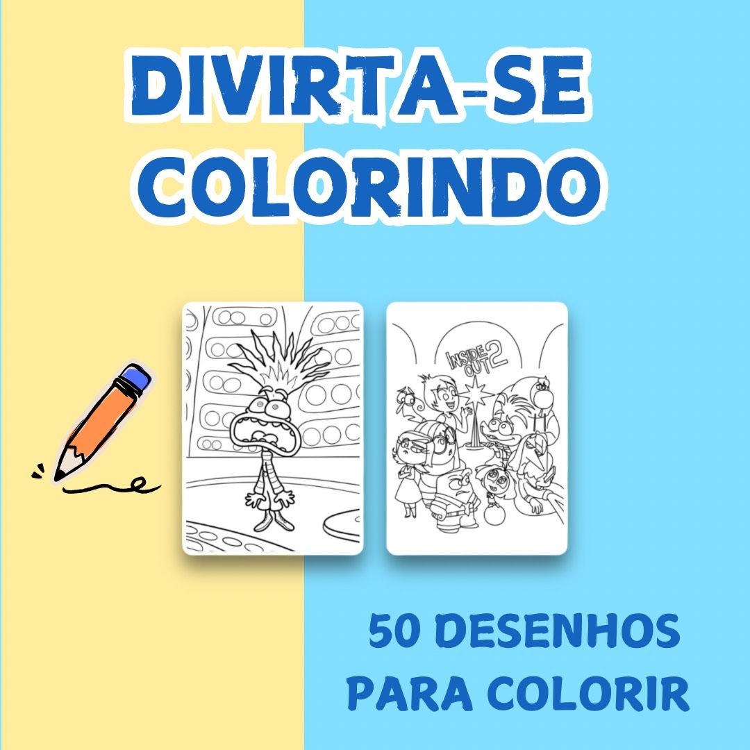 Divirta-se Colorindo - 50 Desenhos Para Colorir