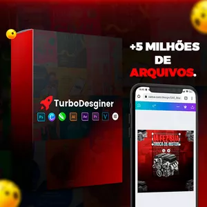 Curso Turbo Designer +De 5 Milhões de Arquivos Editáveis Para Designers
