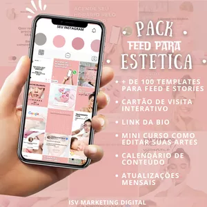 Imagem do curso PACK FEED PARA ESTÉTICA
