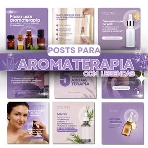 Imagem do curso Pack Canva Aromaterapia