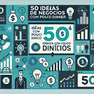Imagem de capa para o Ebook 50 Ideias de Negócios com Pouco Dinheiro