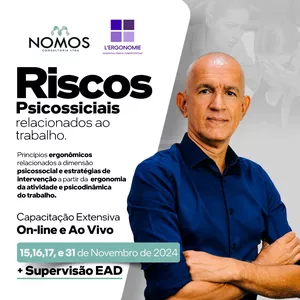 Imagem de capa para o Curso online CURSO RISCO PSICOSSOCIAL RELACIONADO AO TRABALHO (Com André Cruz)