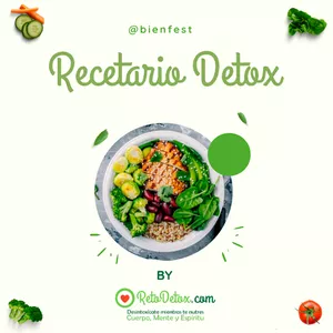 Imagen de portada para Ebook Recetario Detox by RetoDetox