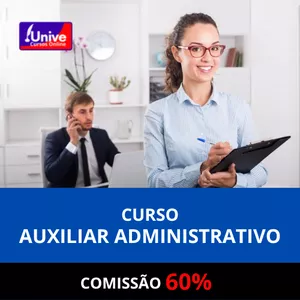 Imagem de capa para o Curso online CURSO AUXILIAR ADMINISTRATIVO