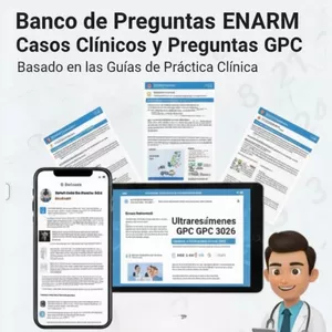 Imagen de portada para Ebook Banco de preguntas ENARM con respuestas justificadas 