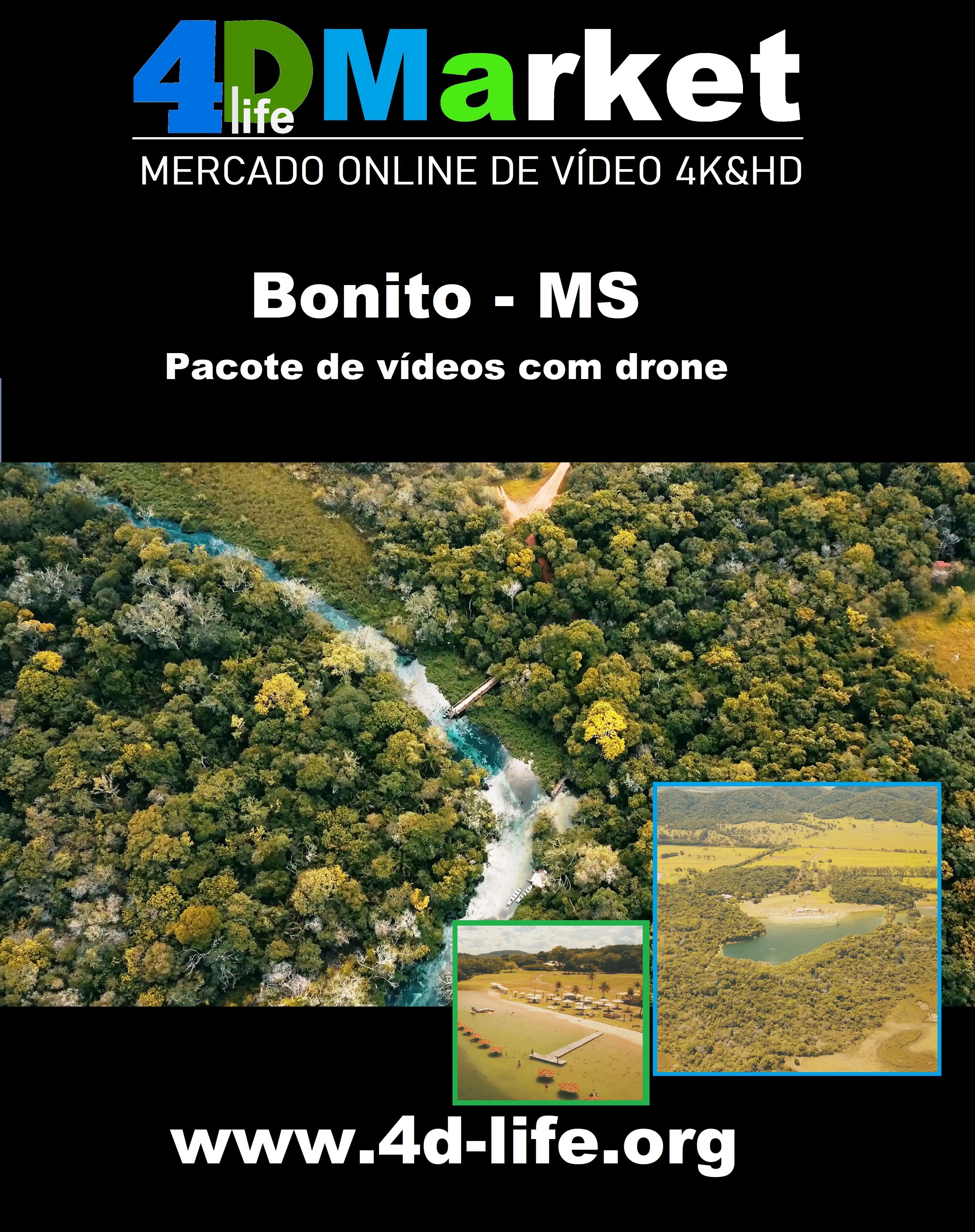 Imagem de Pacote de Stock Footage (4k) de Bonito – MS, 4Dlife Market criado por 4DLife Market na hotmart