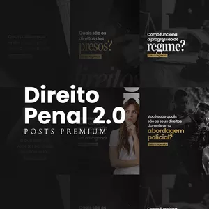 Imagem de capa para o Curso online Posts Premium - Direito Penal 2.0