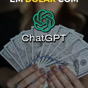 Imagem de capa para o Ebook Como Ganhar Dinheiro Em Dólar com ChatGPT