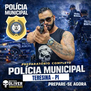 Imagem de capa para o Curso online 👮‍♂️Preparatório Completo GUARDA MUNICIPAL de Teresina - Piauí  👮‍♂️ GCM TP -  Instituto Óliver