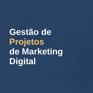 Imagem de capa para o Curso online Gestão de Projetos de Marketing Digital