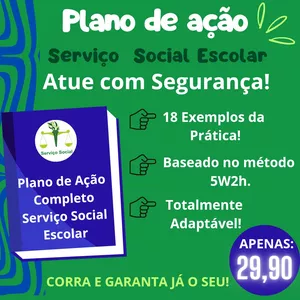 Imagem de capa para o Ebook Plano de Ação para Assistente Social na Educação Básica