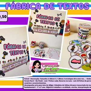 Imagem de capa para o Ebook 👷🏻‍♀Fábrica de Textos👷🏽‍♂