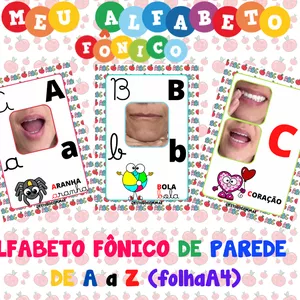 Imagem de capa para o Ebook ALFABETO FÔNICO DE PAREDE 