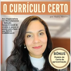 Imagem de capa para o Ebook O CURRÍCULO CERTO