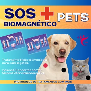 Imagem de capa para o Ebook SOS Biomagnético PETs