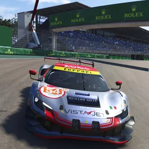 Imagem de capa para o Ebook  Setup Le Mans Ultimate - Ferrari 296 GT3 WEC 24 - Monza