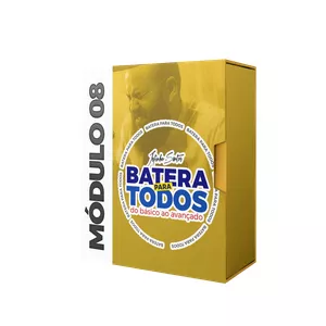 CURSO BATERIA PARA TODOS MÓDULO 08 RITMOS LATINOS,USA E TÉCNICA DE PEDAL - JEFINHO SANTOS