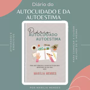 Imagem de capa para o Ebook Diário do Autocuidado e da Autoestima
