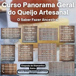 Imagem de capa para o Evento presencial Curso Queijo Artesanal