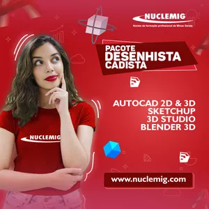 Imagem de Pacote Desenhista Cadista criado por Nuclemig EAD na hotmart