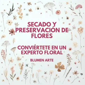 Imagen de portada para Curso online SECADO Y PRESERVACIÓN DE FLORES: Conviértete en un Experto Floral