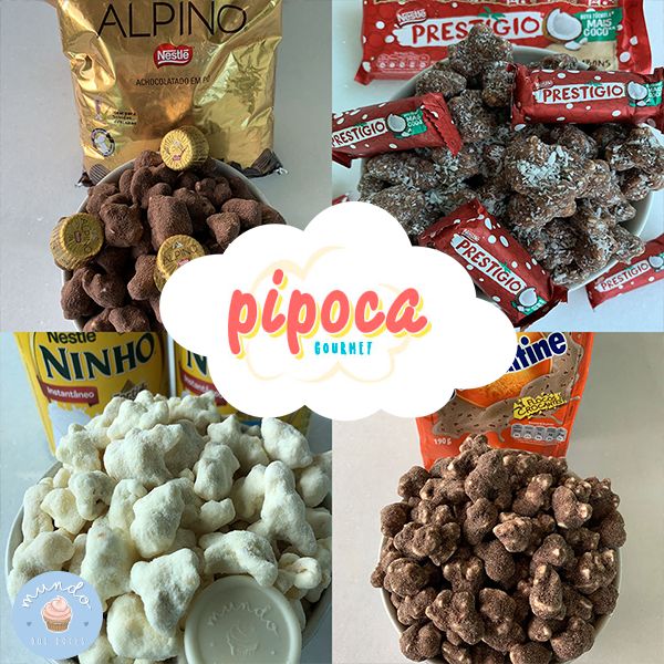 Pipoca de Sucesso Curso de Pipoca Gourmet Mundo dos