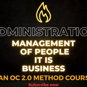 Cover image for Online course Administration, People Management and Business Method OC