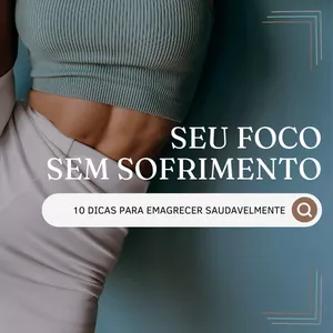 Imagem de capa para o Ebook 10 DICAS PARA EMAGRECER SAUDAVELMENTE