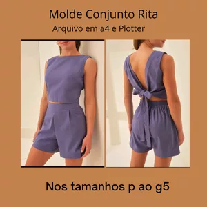 Imagem de capa para o Ebook Molde conjunto Rita 