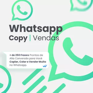 Imagem de capa para o Curso online WhatsApp Copy | Vendas