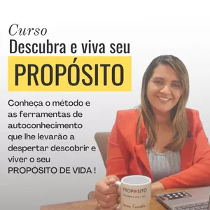 Imagem de capa para o Curso online Curso Descubra e Viva seu Propósito